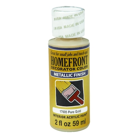 Homefront Homefront Metallic Pure Gold Hobby Paint 2 oz 17605